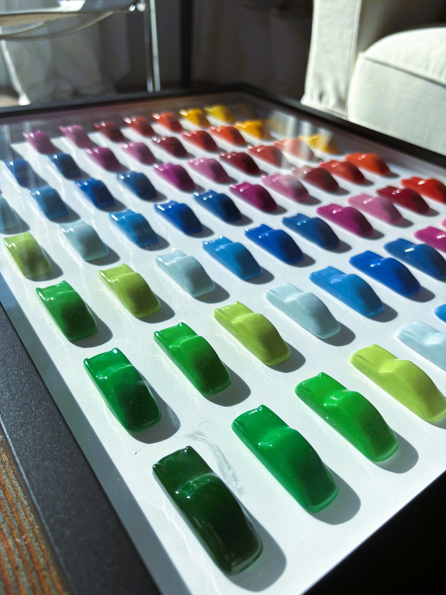 Automotive Art | Colorway Green to Yellow | 40x50cm