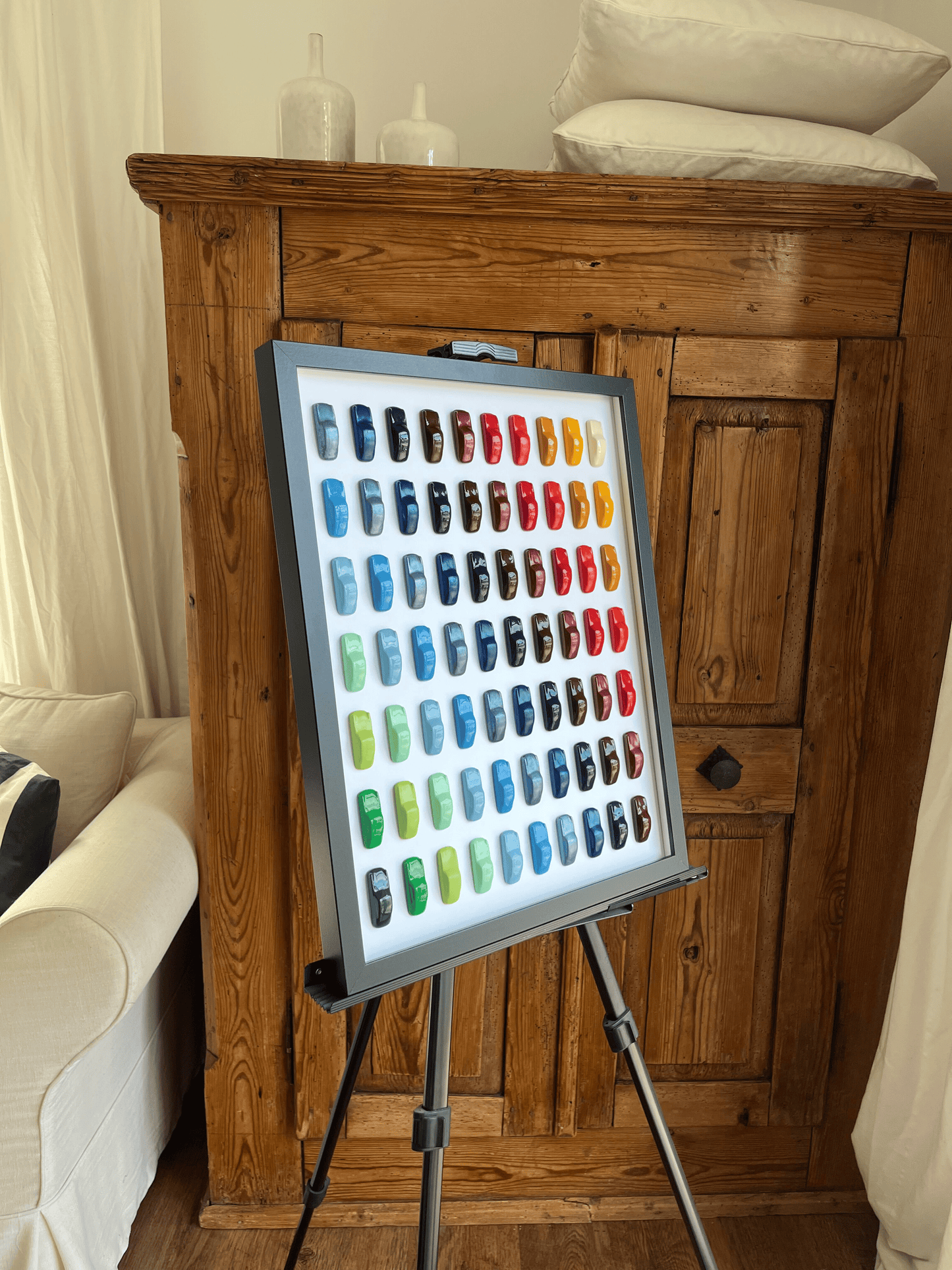 Automotive Art | Colorway Green to Yellow | 40x50cm