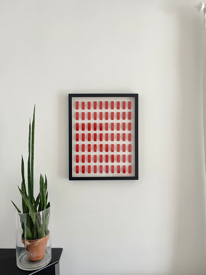 Porsche 911 Art | Blood Orange | 40x50cm