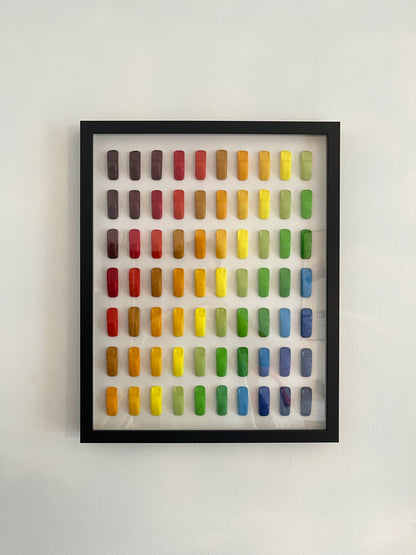 Porsche 911 Art | Colorway Rainbow | 40x50cm