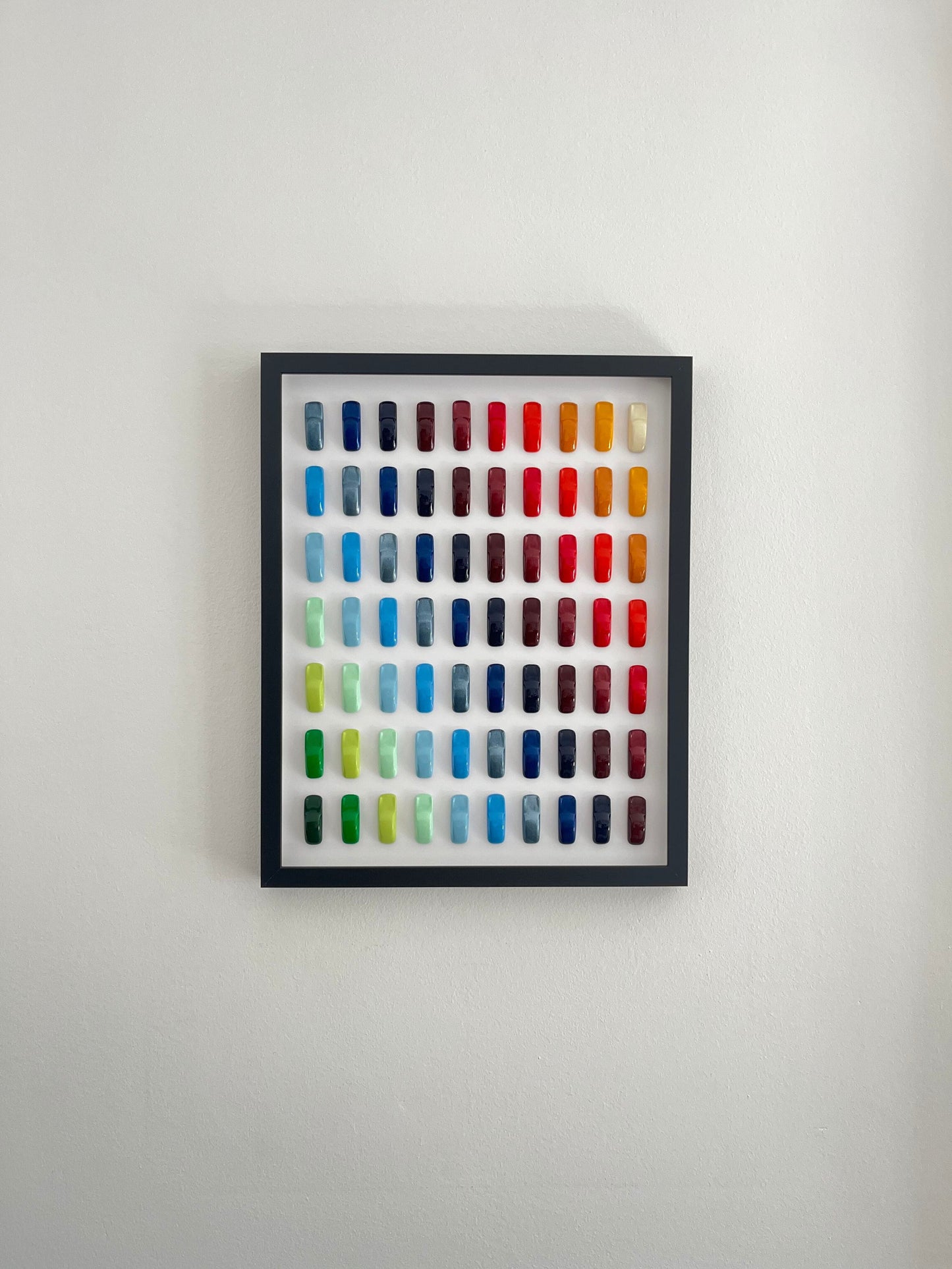 Iconic Sports Car Silhouette; 40x50cm