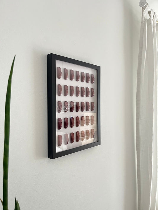 Porsche 911 Art | Wine Red Metallic | 30x40cm