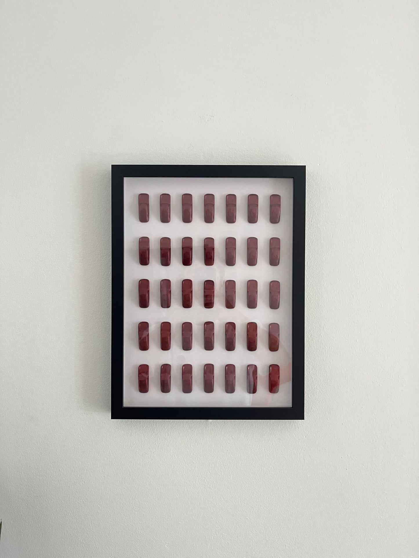 Porsche 911 Art | Wine Red Metallic | 30x40cm