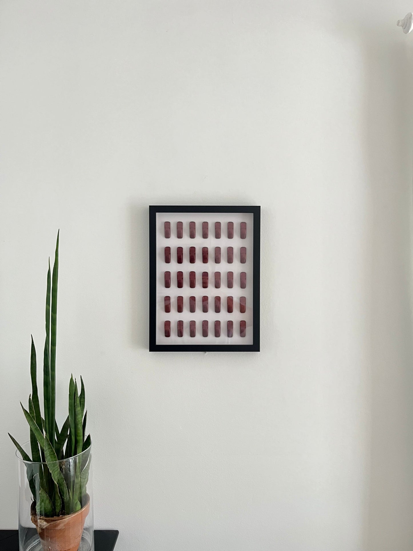 Porsche 911 Art | Wine Red Metallic | 30x40cm